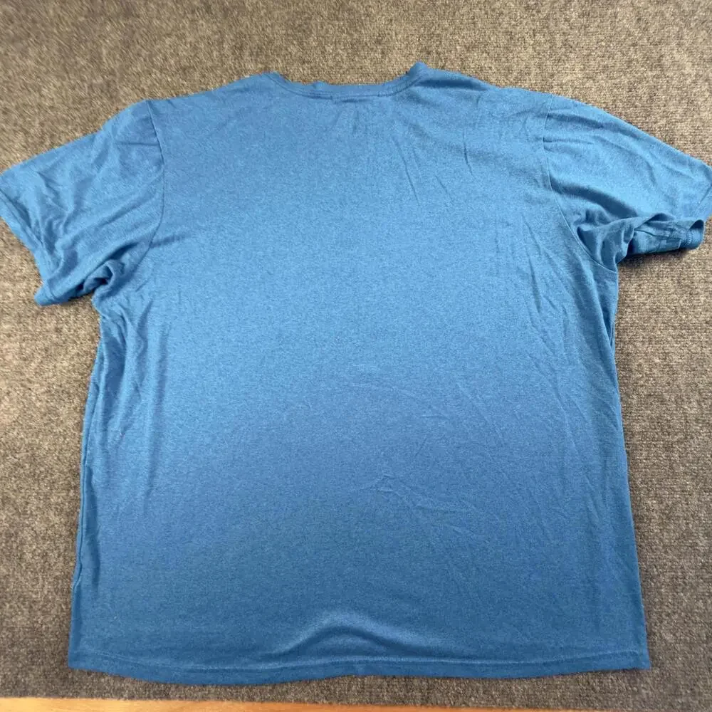 The North Face Mens Reaxion Ampere Blue Short Sleeve Training Tee XL 1579